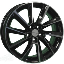 Khomen Wheels 6x16/5x105 ET39 D56,6 KHW1604 (Aveo) Black-FP
