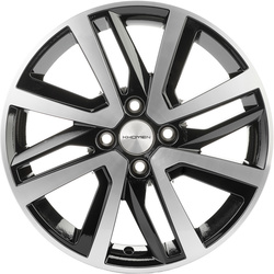 Khomen Wheels 6x16/4x100 ET46 D54,1 KHW1609 (Rio II/Solaris II) Black-FP