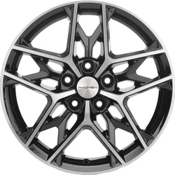Khomen Wheels 7x17/5x114,3 ET45 D60,1 KHW1709 (Changan/Geely/Lexus/Toyota) Black-FP