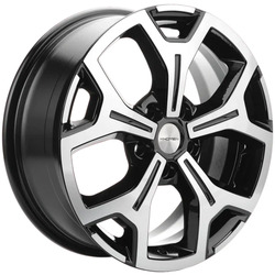 Khomen Wheels 6,5x17/5x108 ET33 D60,1 KHW1710 (Chery Tiggo 7pro) Black-FP