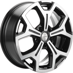Khomen Wheels 6,5x17/5x114,3 ET45 D54,1 KHW1710 (Coolray) Black-FP