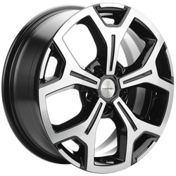 Khomen Wheels 6,5x17/5x114,3 ET40 D64,1 KHW1710 (Haval F7/F7x) Black-FP