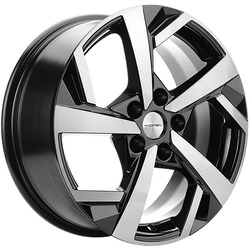 Khomen Wheels 7x17/5x114,3 ET43,5 D67,1 KHW1712 (Hyundai Tucson IV/Kia Sportage V) Black-FP