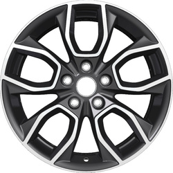 Khomen Wheels 7x17/5x114,3 ET53 D67,1 KHW1713 (Ceed) Black-FP