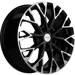 Khomen Wheels 7x17/5x108 ET50 D63,3 KHW1718 (Kuga/Focus/Volvo XC40/XC70) Black-FP