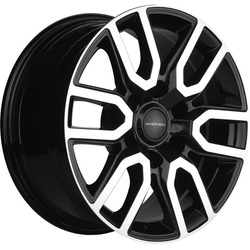 Khomen Wheels 8x17/6x139,7 ET30 D106,1 KHW1723 (Fortuner/Hilux) Black-FP