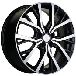 Khomen Wheels 7x18/5x112 ET45 D57,1 KHW1806 (Karoq) Black-FP