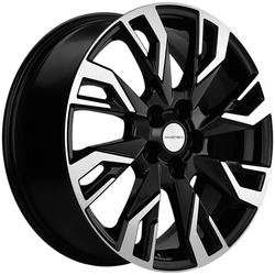 Khomen Wheels 7x18/5x114,3 ET45 D60,1 KHW1809 (Geely Atlas/Lifan Myway) Black-FP