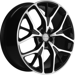 Khomen Wheels 8x20/5x108 ET46 D63,4 KHW2012 (Tugella New) Black-FP