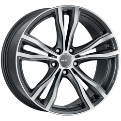 MAK 9x19/5x120 ET18 D74,1 X-Mode Gunmetal Mirror Face