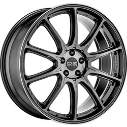 OZ 9x21/5x112 ET37 D79 Hyper XT HLT Star Graphite Diamond Lip
