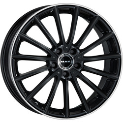 MAK 8x19/5x112 ET43 D66,6 Komet Gloss Black Mirror Ring