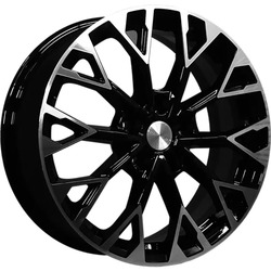 Khomen Wheels 7x17/5x114,3 ET48 D67,1 KHW1718 (K5/Sonata/Tucson/JAC J7) Black-FP