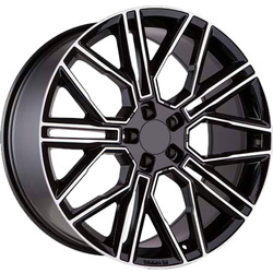 Khomen Wheels 9,5x21/5x130 ET46 D71,6 KHW2101 (Cayenne) Black-FP