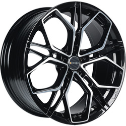 INCH 8,5x20/5x120 ET30 D66,1 FA8534 Gloss Black Machined Face (ZJH) FlowForming