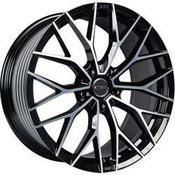 INCH 9,5x21/5x130 ET46 D71,6 GA8532 Gloss Black Machined Face (ZJH) FlowForming