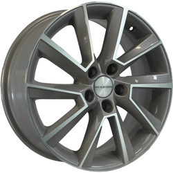 Khomen Wheels 6x16/5x100 ET38 D57,1 KHW1604 (Kamiq/Rapid/Scala) F-Silver-FP