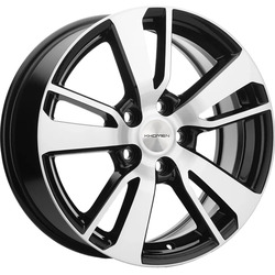 Khomen Wheels 7x17/5x110 ET50 D67,1 KHW1704 (BAIC U5 Plus) Black-FP