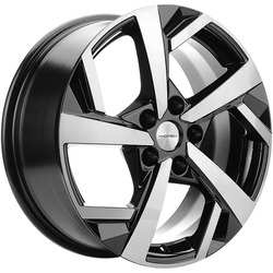 Khomen Wheels 7x17/5x114,3 ET53 D67,1 KHW1712 (Ceed) Black-FP