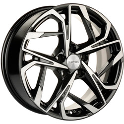 Khomen Wheels 7x17/5x108 ET45 D60,1 KHW1716 (Chery Tiggo 3/Tiggo 3 Pro) Black-FP