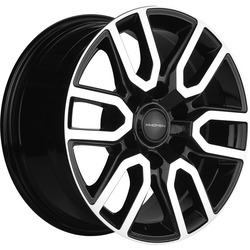 Khomen Wheels 8x17/6x139,7 ET30 D106,1 KHW1723 (Fortuner/Hilux) Black-FP