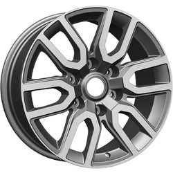 Khomen Wheels 8x17/6x139,7 ET45 D93,1 KHW1723 (Mazda BT50) Gray