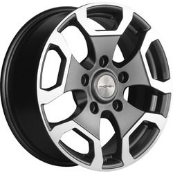 Khomen Wheels 6,5x17/5x139,7 ET35 D98,5 KHW1725 (Niva 4x4) Gray-FP