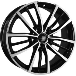 Khomen Wheels 7x18/5x114,3 ET53 D54,1 KHW1812 (Geely Coolray) Black-FP