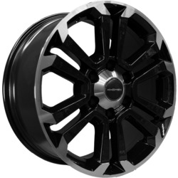 Khomen Wheels 7,5x18/6x139,7 ET45 D93,1 KHW1817 (Mazda BT50) Black-FP