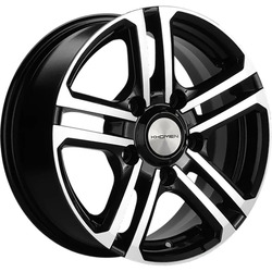 Khomen Wheels 6,5x16/5x139,7 ET35 D98,5 KHW1602 (Niva 4x4 Bronto) Black-FP