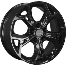 Khomen Wheels 7x17/5x108 ET50 D63,35 KHW1702 (Ford C-Max) Black