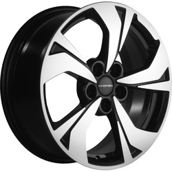 Khomen Wheels 7x17/5x108 ET33 D60,1 KHW1724 (Exeed LX) Black-FP