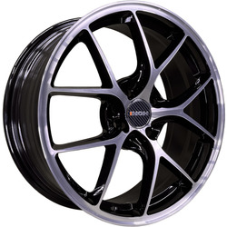 INCH 7x17/5x108 ET45 D63,4 FA8538 Gloss Black Machined Face (ZJH) FlowForming