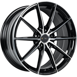INCH 8x18/5x114,3 ET37 D66,5 FA8533 Gloss Black Machined Face (ZJH) FlowForming