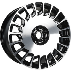 INCH 8x18/5x112 ET40 D66,56 ULF-R24 Black Machine Face (ZJH) FlowForming