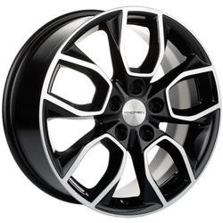 Khomen Wheels 7x17/5x110 ET46 D63,3 KHW1713 (Changan CS35 Plus) Black-FP