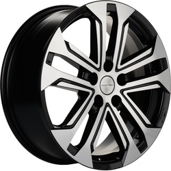 Khomen Wheels 7x18/5x108 ET46 D63,4 KHW1803 (Tugella) Black-FP