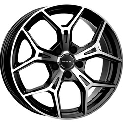 MAK 7x17/5x108 ET50 D63,4 Epica Black mirror