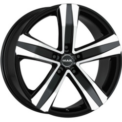MAK 7x17/5x160 ET60 D65,1 Stone 5 T Black mirror